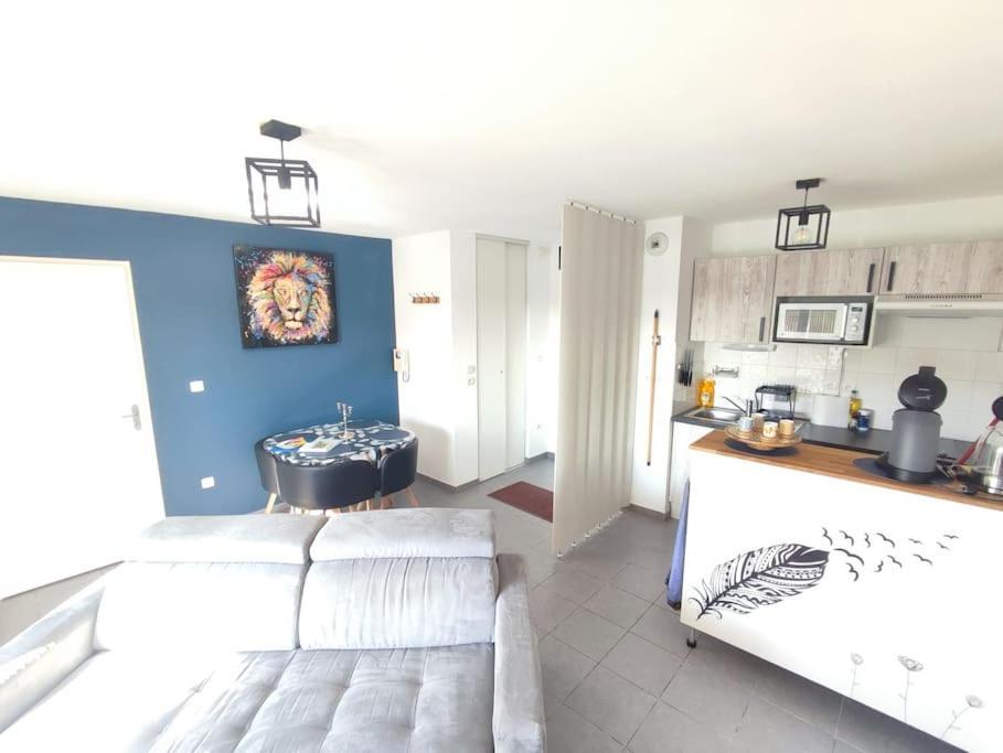Apartamento T2 Avec Jardin Proche Aeroport, Airbus, Meet Daux Exterior foto