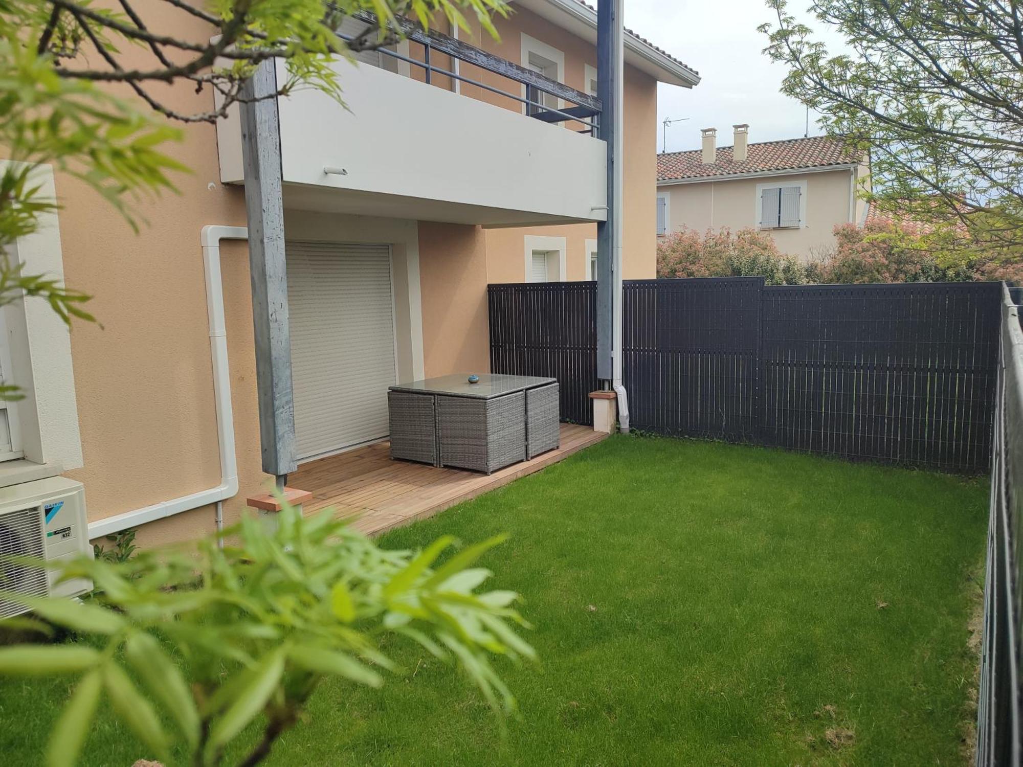Apartamento T2 Avec Jardin Proche Aeroport, Airbus, Meet Daux Exterior foto