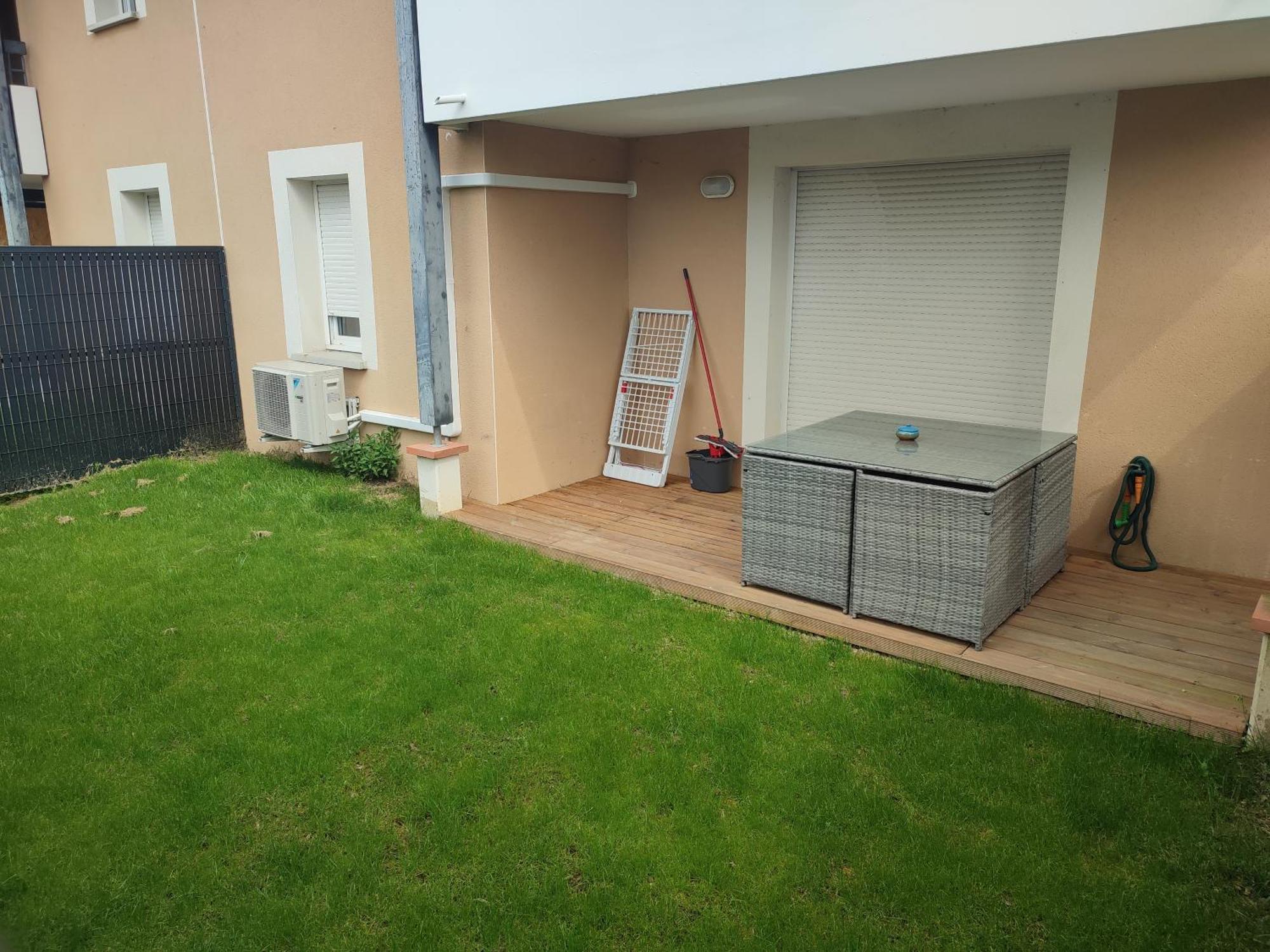 Apartamento T2 Avec Jardin Proche Aeroport, Airbus, Meet Daux Exterior foto
